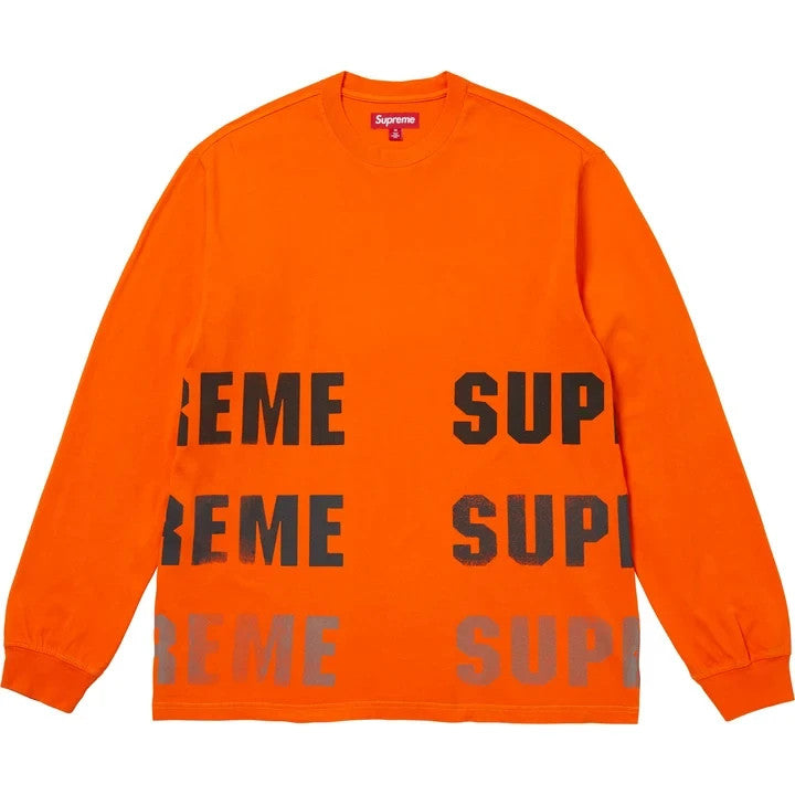 Supreme Reflective L/S Top Orange