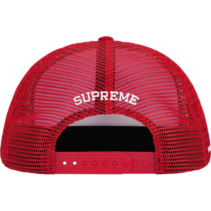 Supreme Number (N)ine Mickey Mouse Mesh Back 5-Panel Red