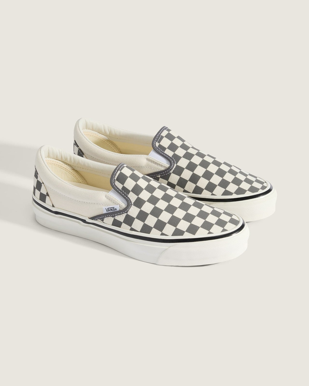VN000D9PPWT Vans Premium Classic Slip-On 98 Checkerboard Pewter (Men's)