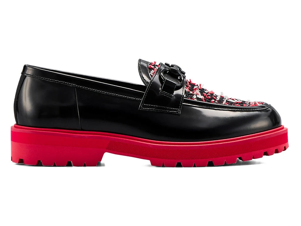 1182A680-002 Onitsuka Tiger Bit Loafer Black Classic Red (Women's)