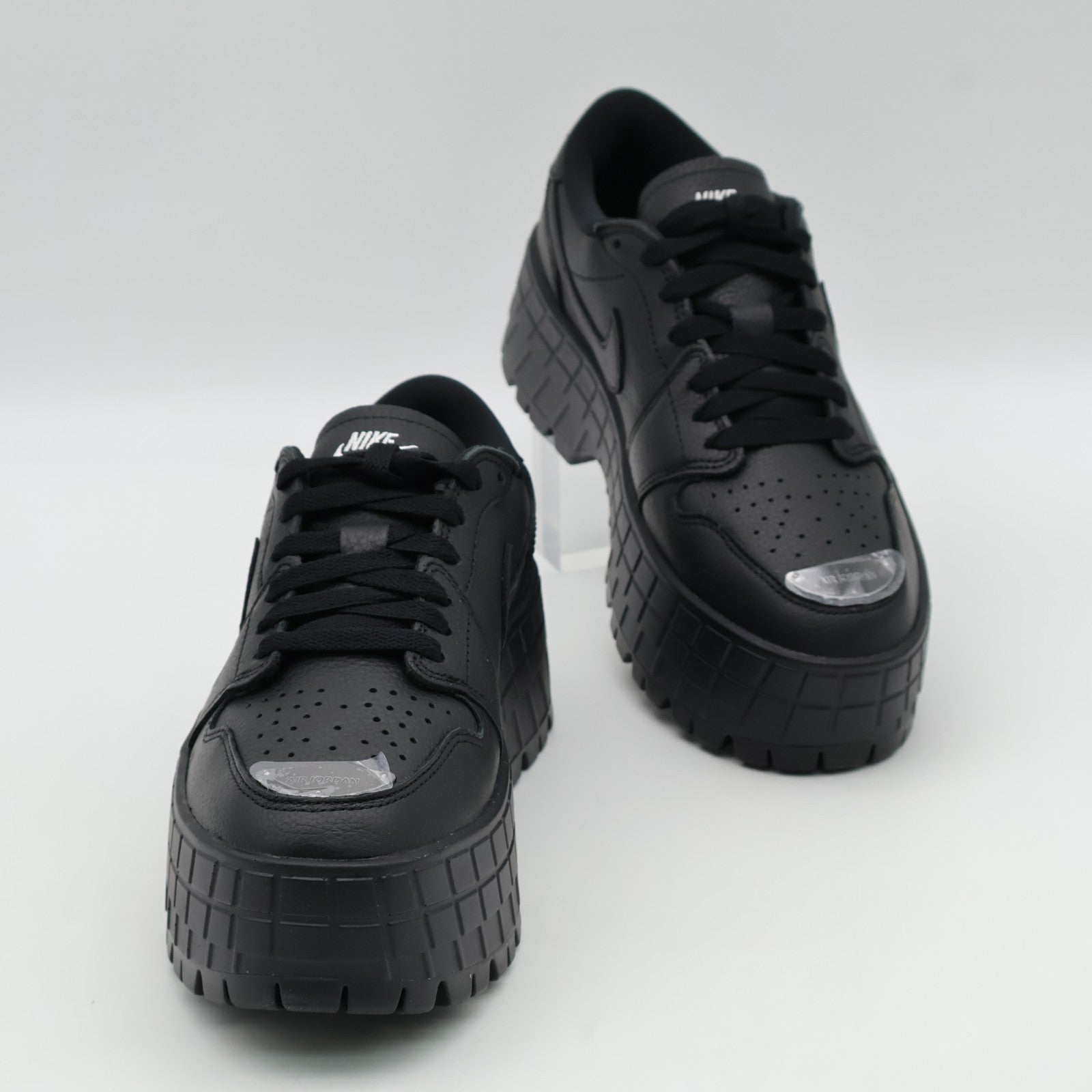 HF3184-001 Nike Air Jordan 1 Brooklyn Low Triple Black (Women's)