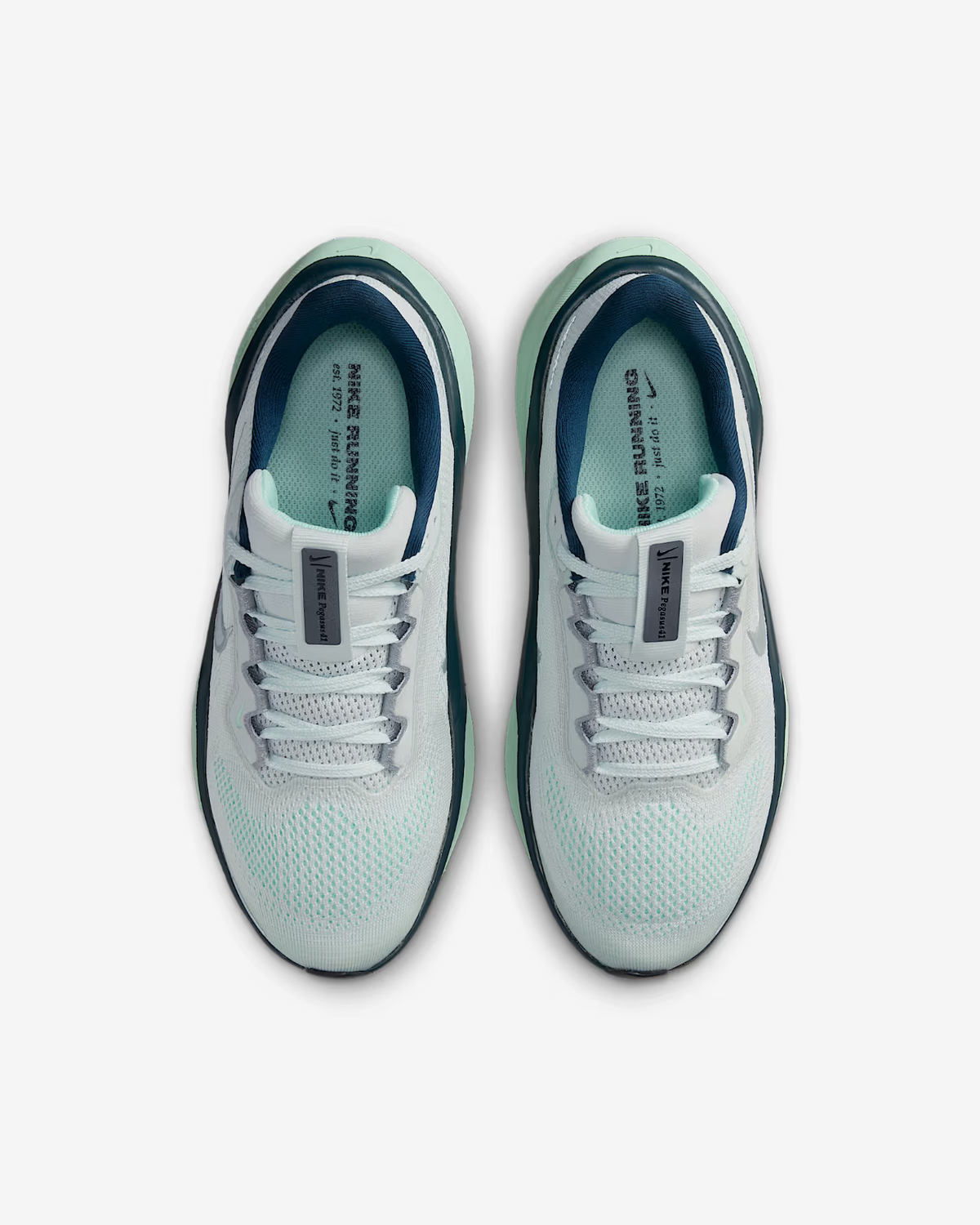 FN5041-404 Nike GS Pegasus 41 Ghost Aqua Mint Foam Armory Navy