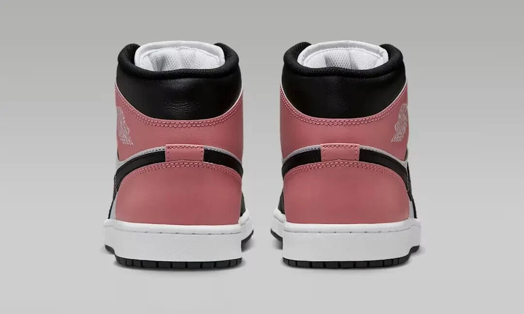 DQ8426-100 Nike Air Jordan 1 Mid White Rust Pink Black (Men's)