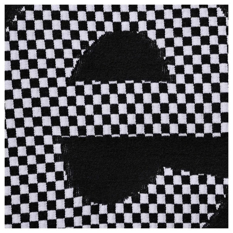 Supreme Checkerboard Intarsia S/S Top Black