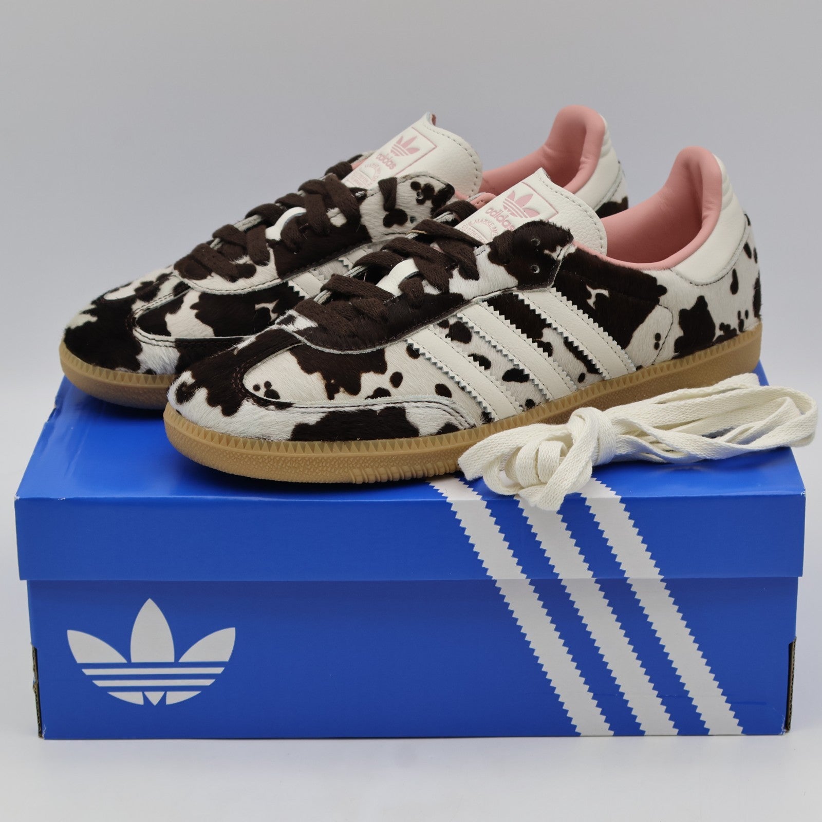 JR1256 adidas Originals Samba OG Cow Print Dark Brown (Women's)