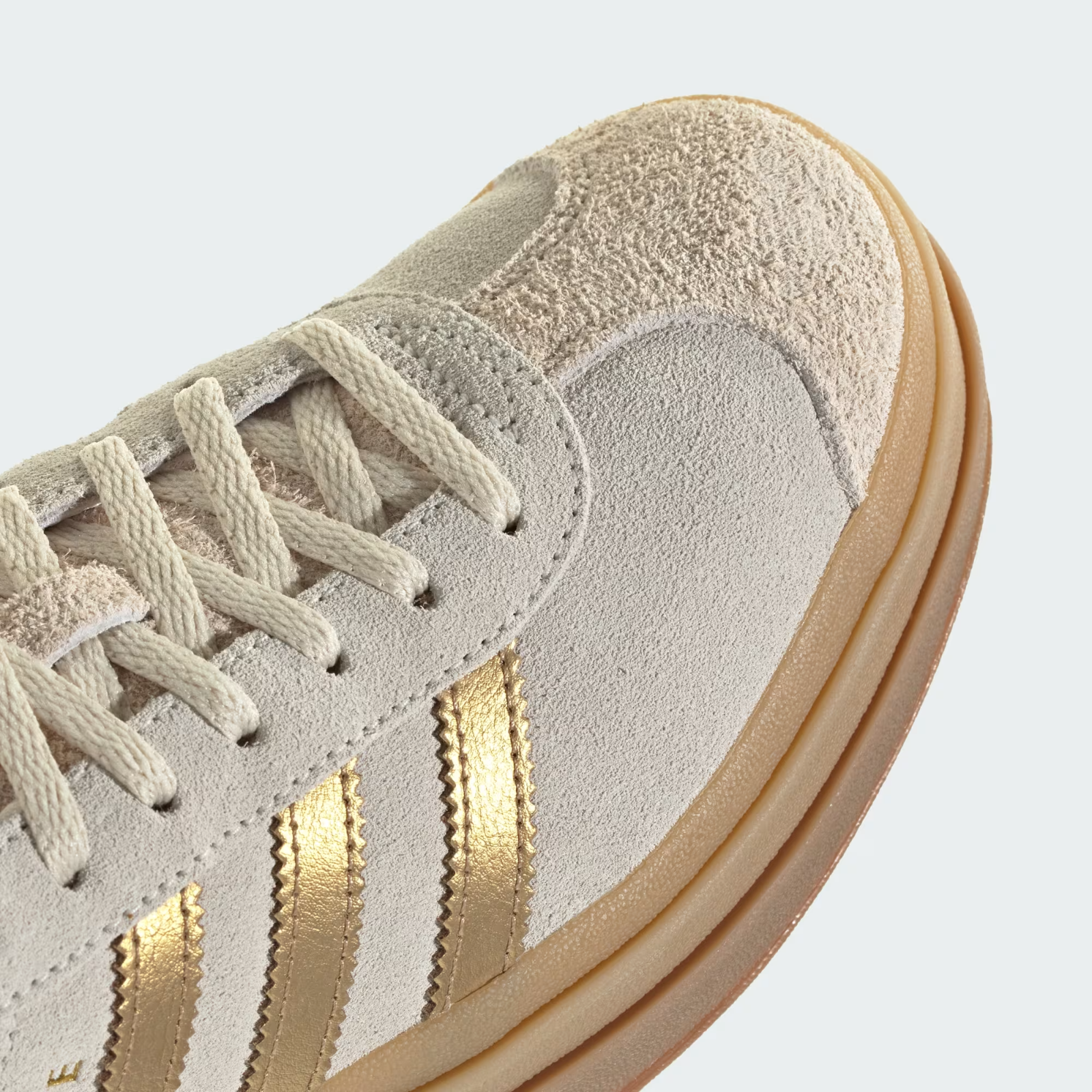 IH6781 adidas Gazelle Bold Cream White Brown Desert (Women's)