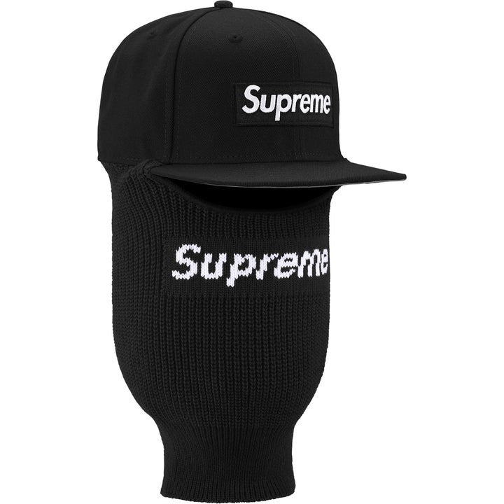 Supreme Box Logo New Era Balaclava Black