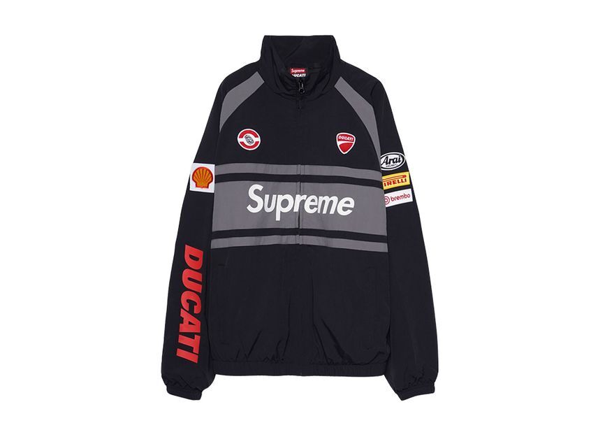 Supreme Ducati Track Jacket Black