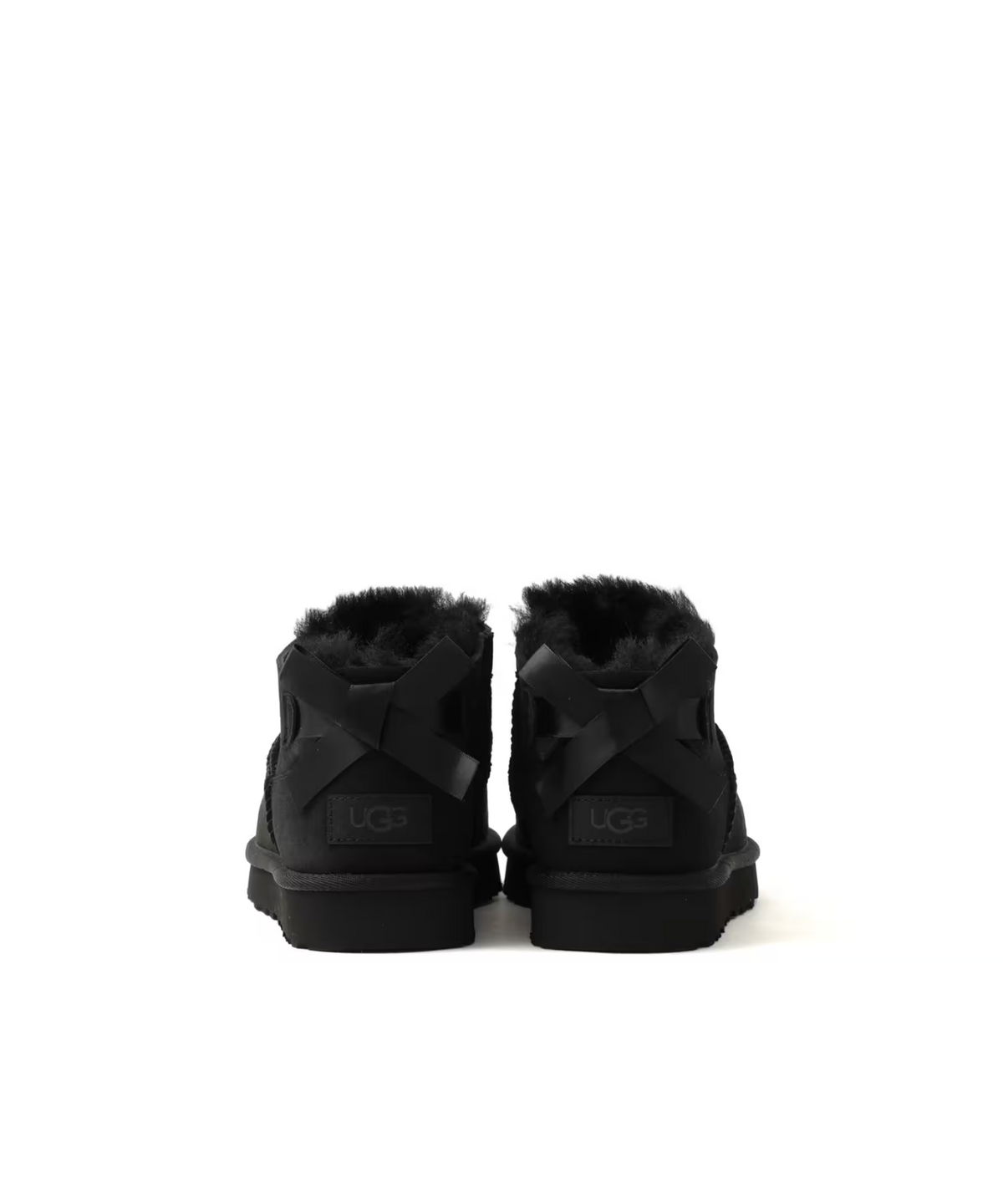 1185491-BLK UGG ULTRA MINI BAILEY BOW (Women's)