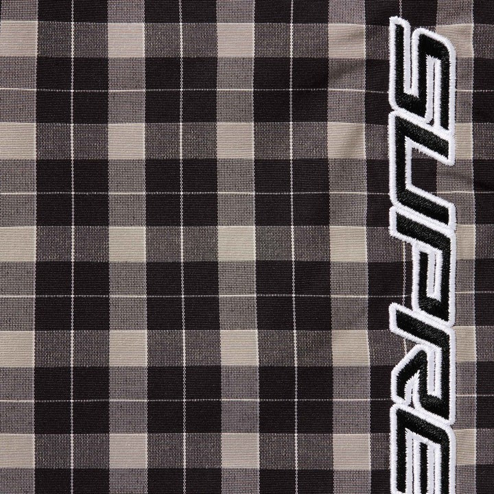 Supreme Plaid Warm Up Pant Black