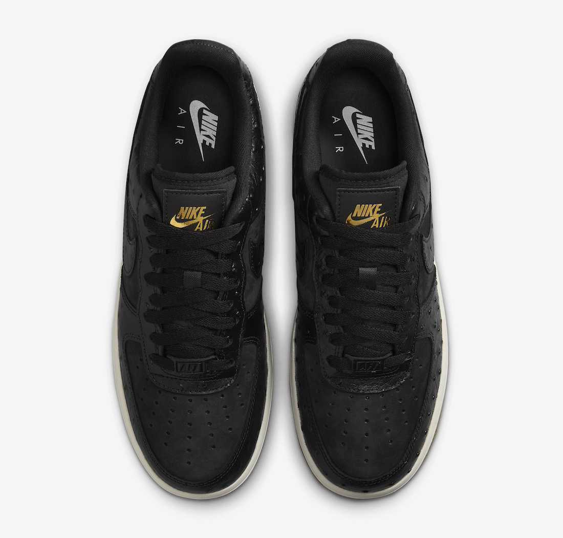 DZ2708-002 Nike Air Force 1 Low Black Ostrich (Women's)
