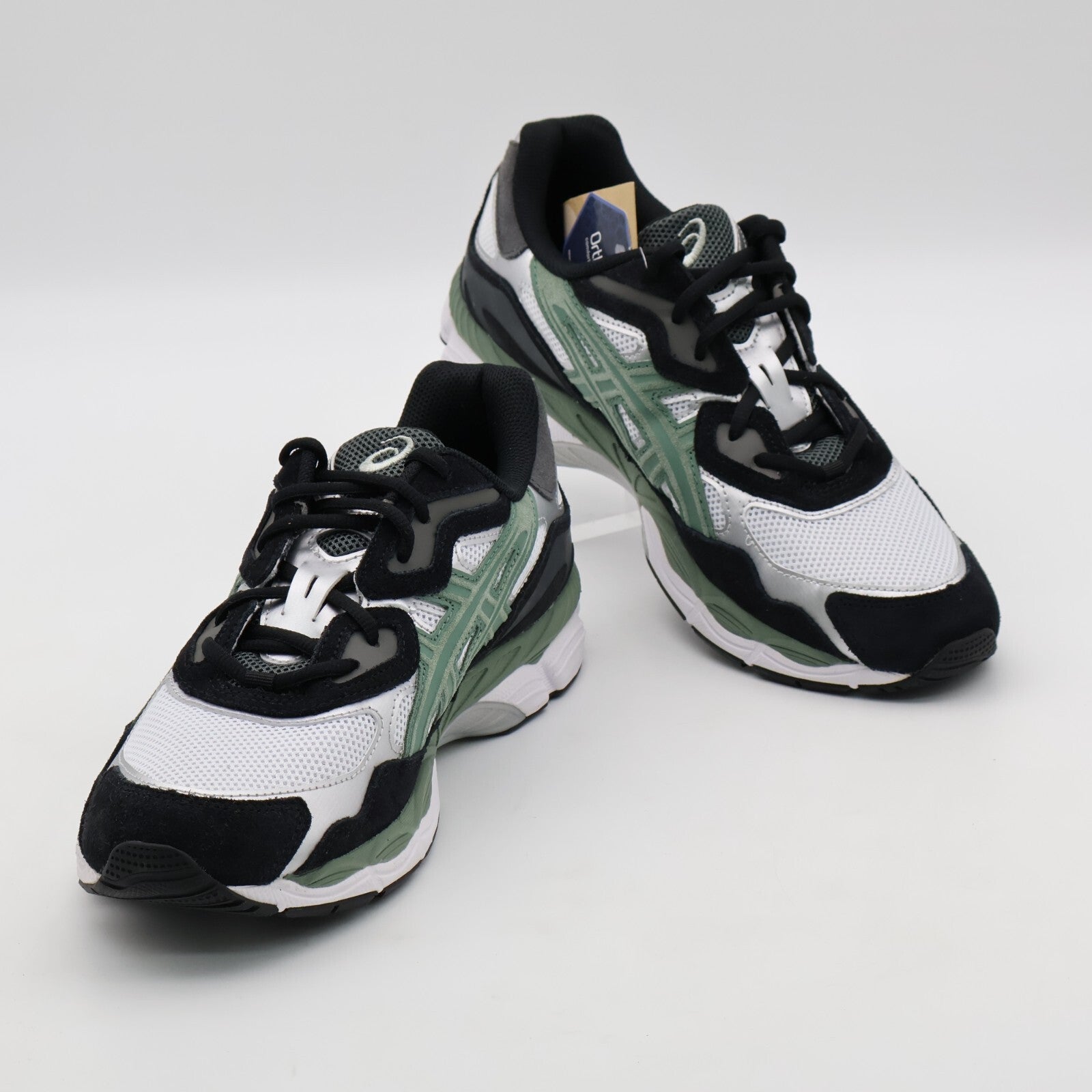 1201A789-101 Asics Gel-NYC White Ivy Black Sage Green Grey Black Khaki (Men's)
