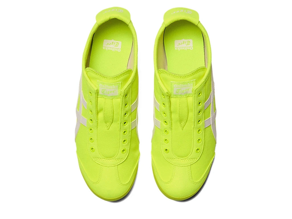 1183A360-752 Onitsuka Tiger Mexico 66 Slip On Safety Yellow/White (Men's)