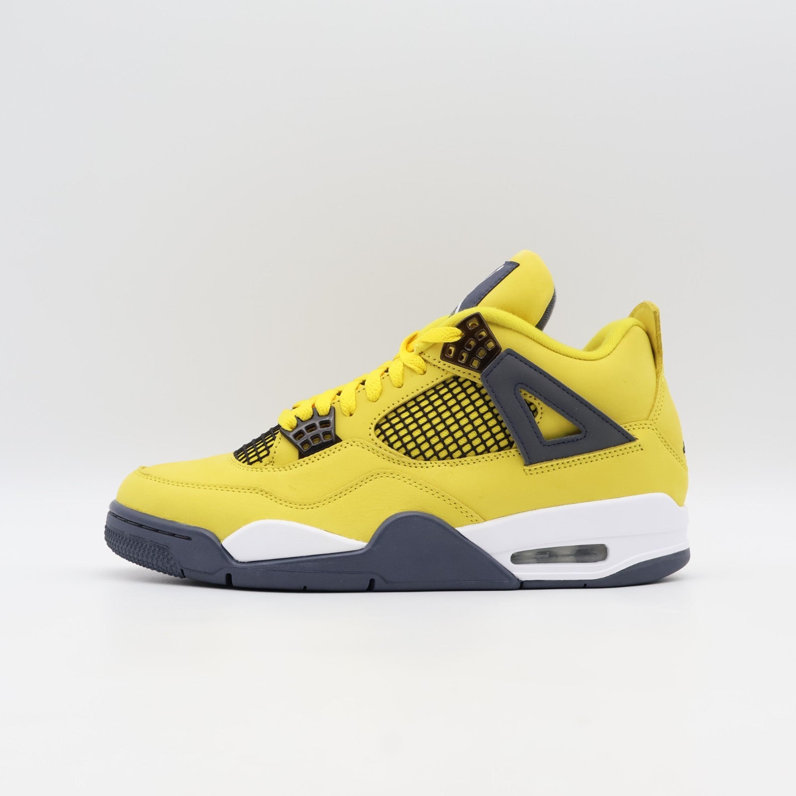 CT8527-700 Nike Air Jordan 4 Retro Lightning Thunder Tour Yellow Grey (Men's)