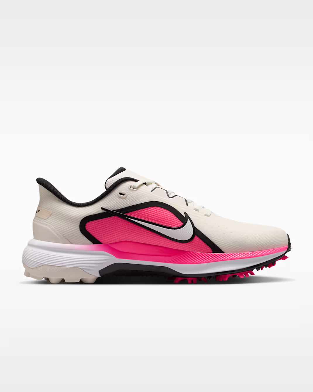 HV4700-100 Nike Pegasus 1 Golf "Sail/Pink"(Men's)