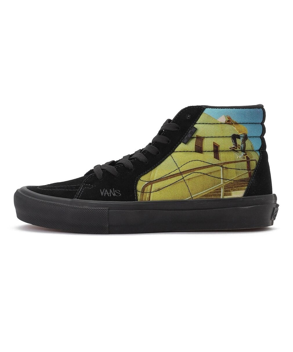 VN0A5FCCBOV Atiba Jefferson Ã Vans Skate Sk8-Hi "Black/Multi" (Men's)