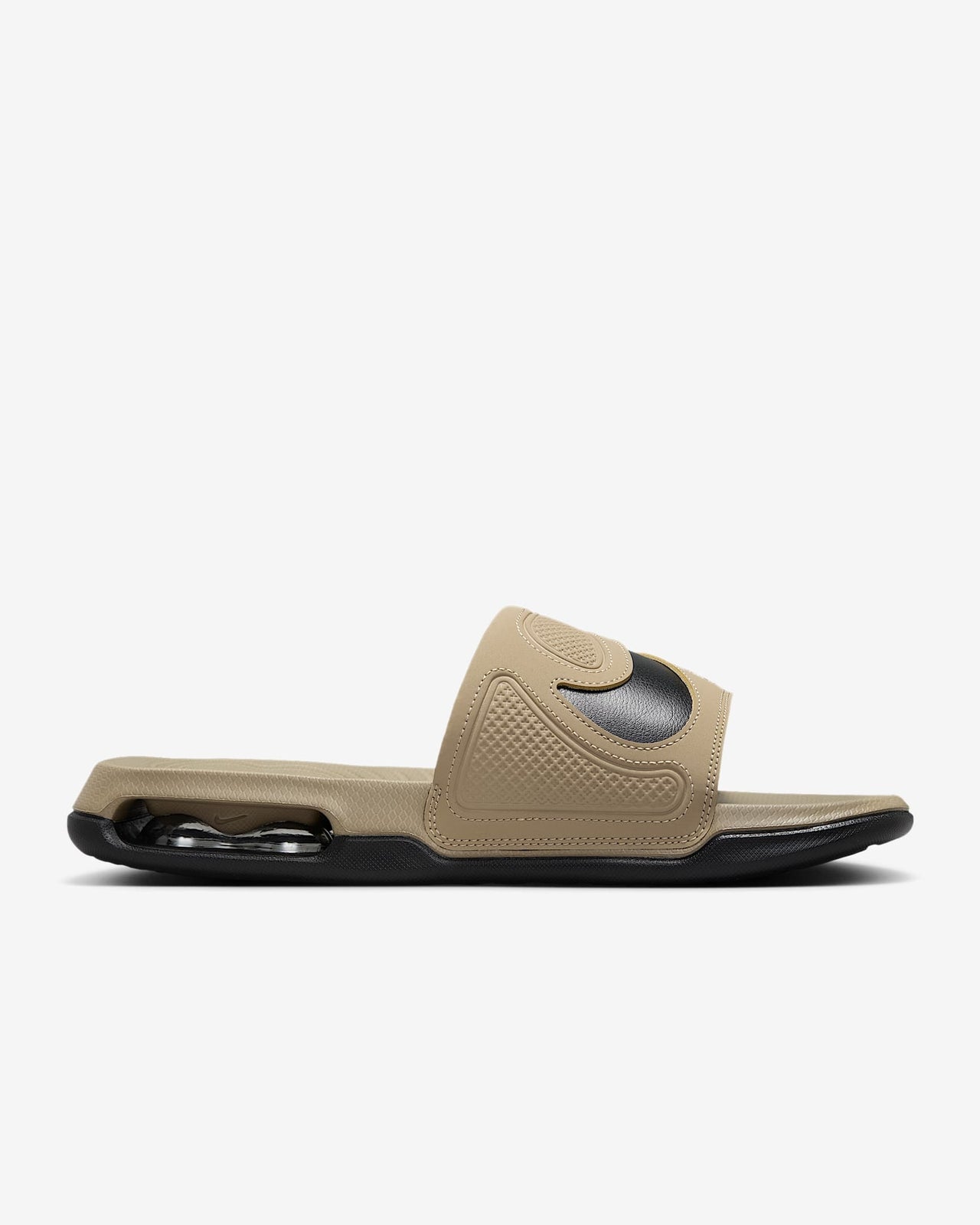 DC1460-201 Nike Air Max Cirro Slide Khaki Metallic Silver Black (Men's)