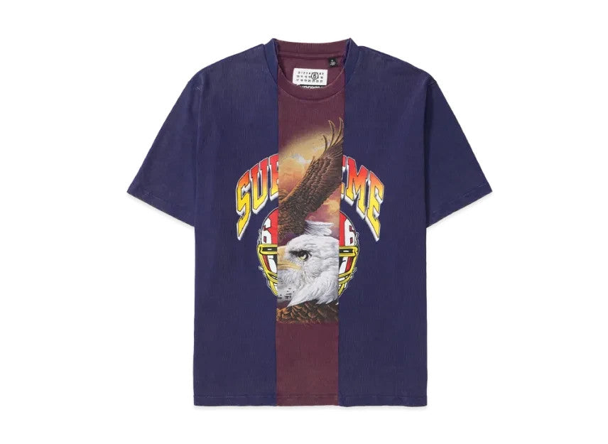 Supreme x MM6 Maison Margiela Split S/S Top "Navy"
