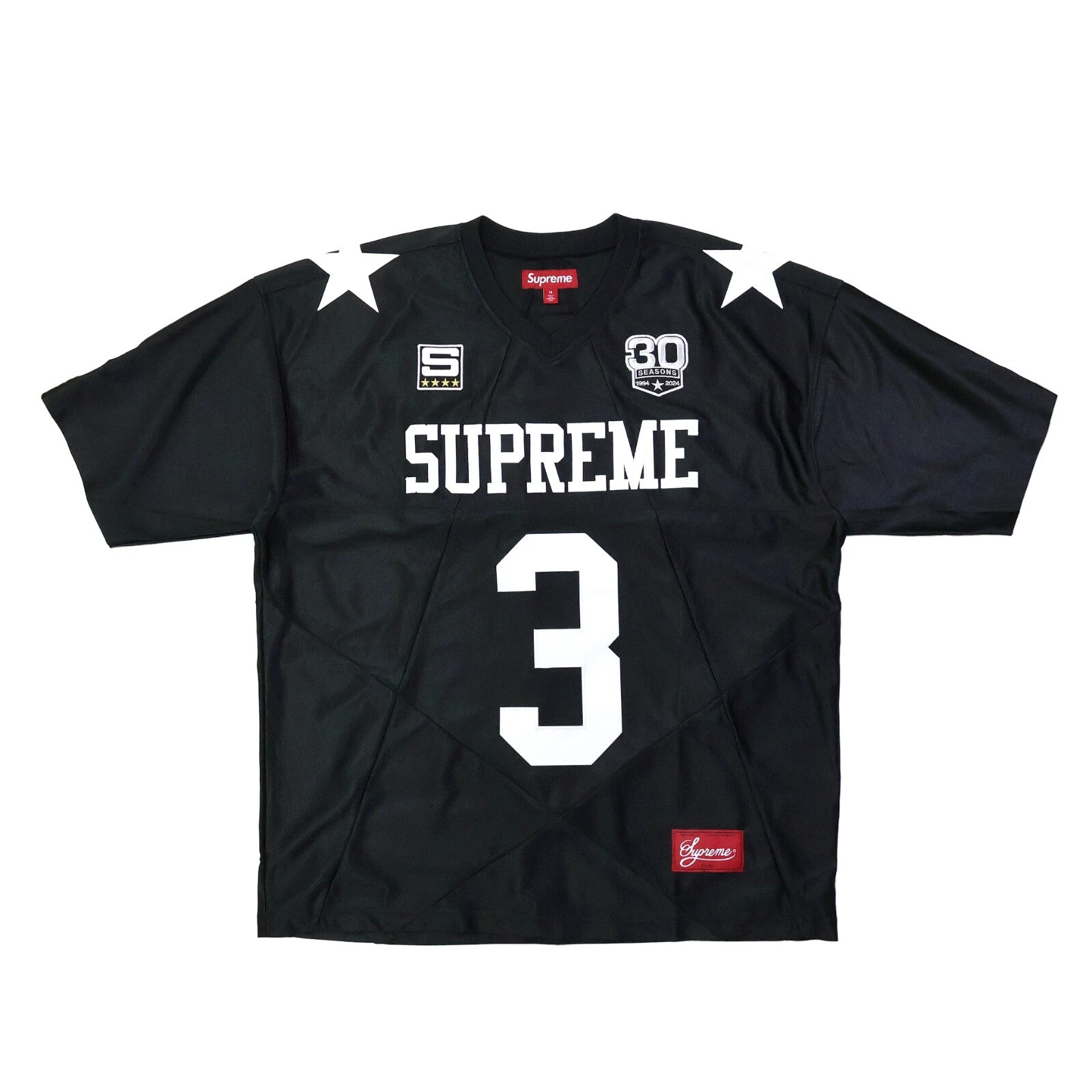 Supreme Star Football Jersey Black