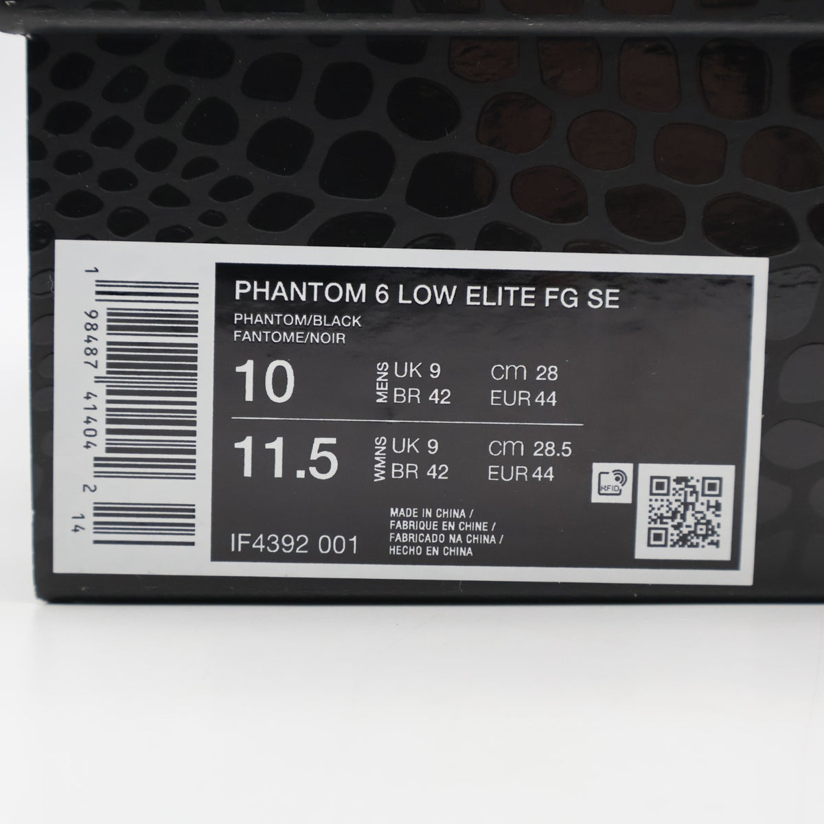 IF4392-001 Kobe Bryant Ã Nike Phantom 6 Low Elite Phantom Black (Men's)