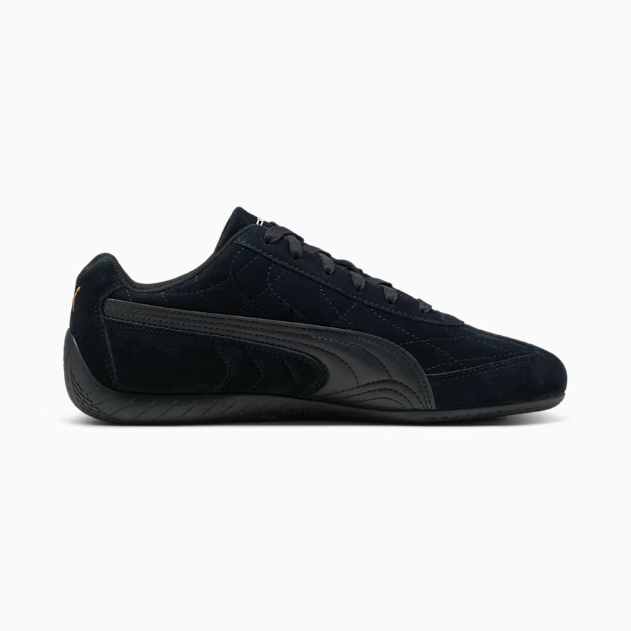 309452-01 McLaren Ã Puma Speedcat "PUMA Black/Bright Papaya" (Men's)