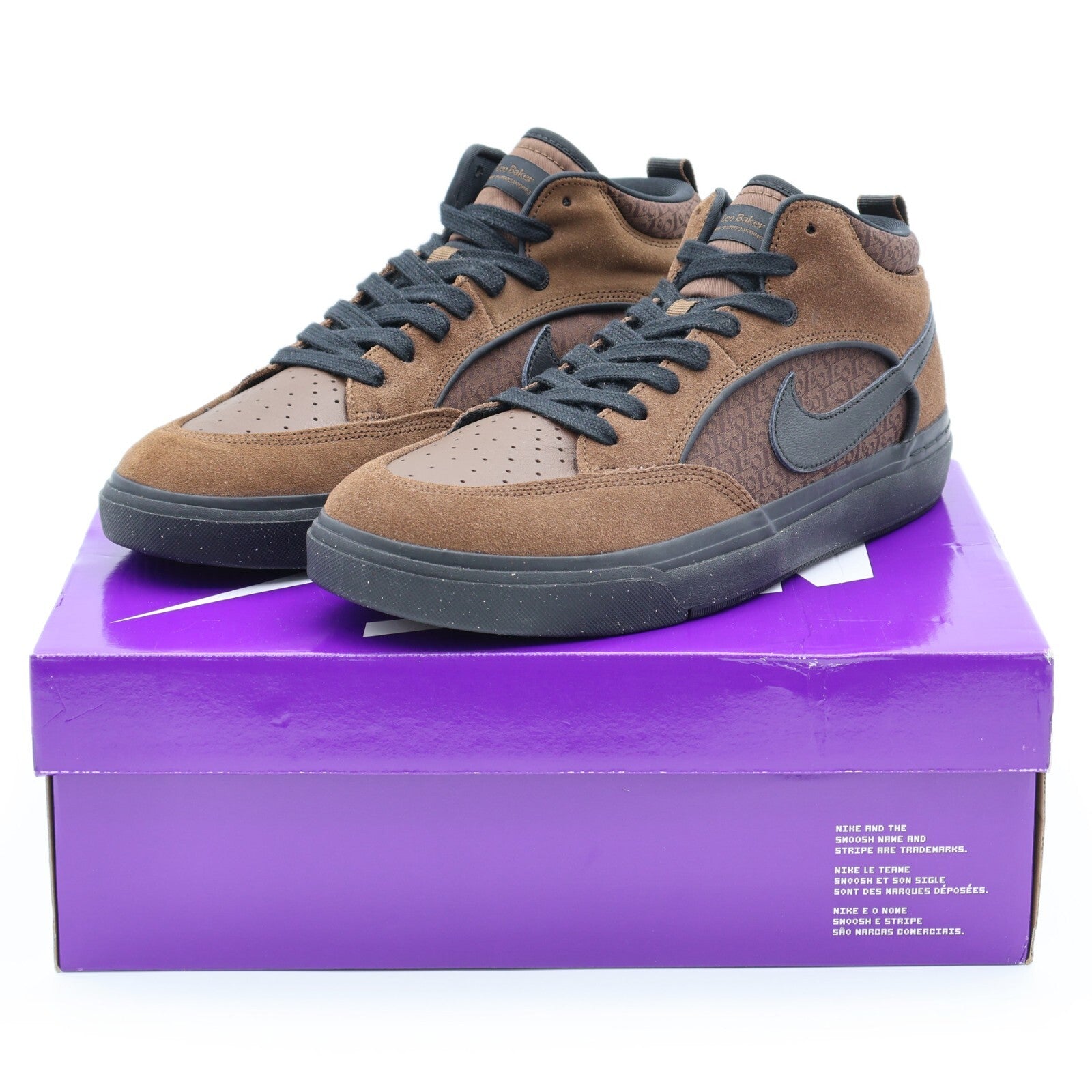 DX4361-200 Nike SB React Leo Cacao Wow Black Earth Gum Dark Brown (Men's)