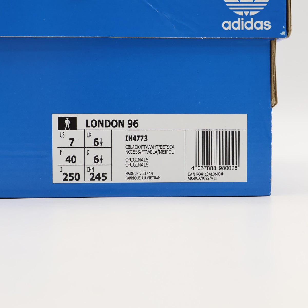 IH4773 adidas Originals London 96 Core Black Footwear White Better (Men's)