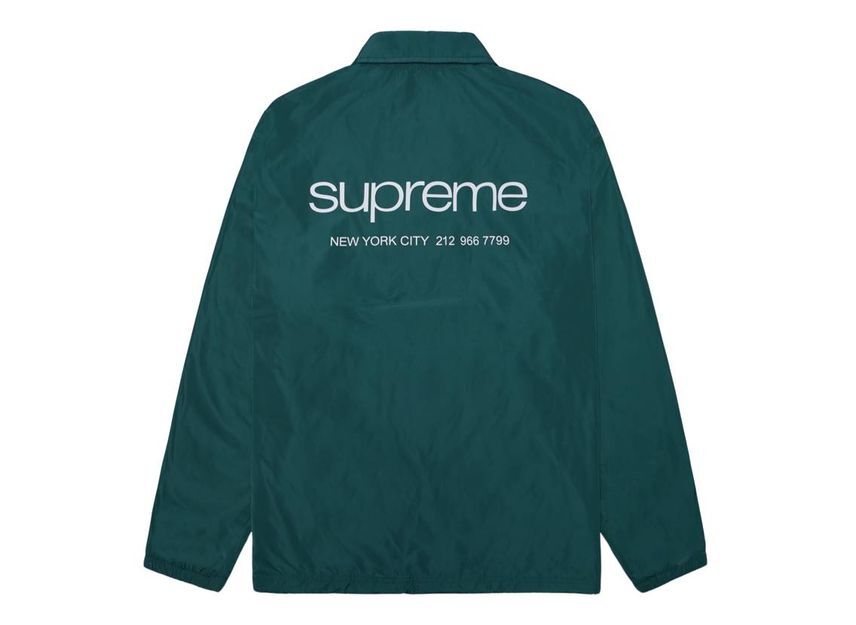 Supreme Nyc Coaches Jacket Green