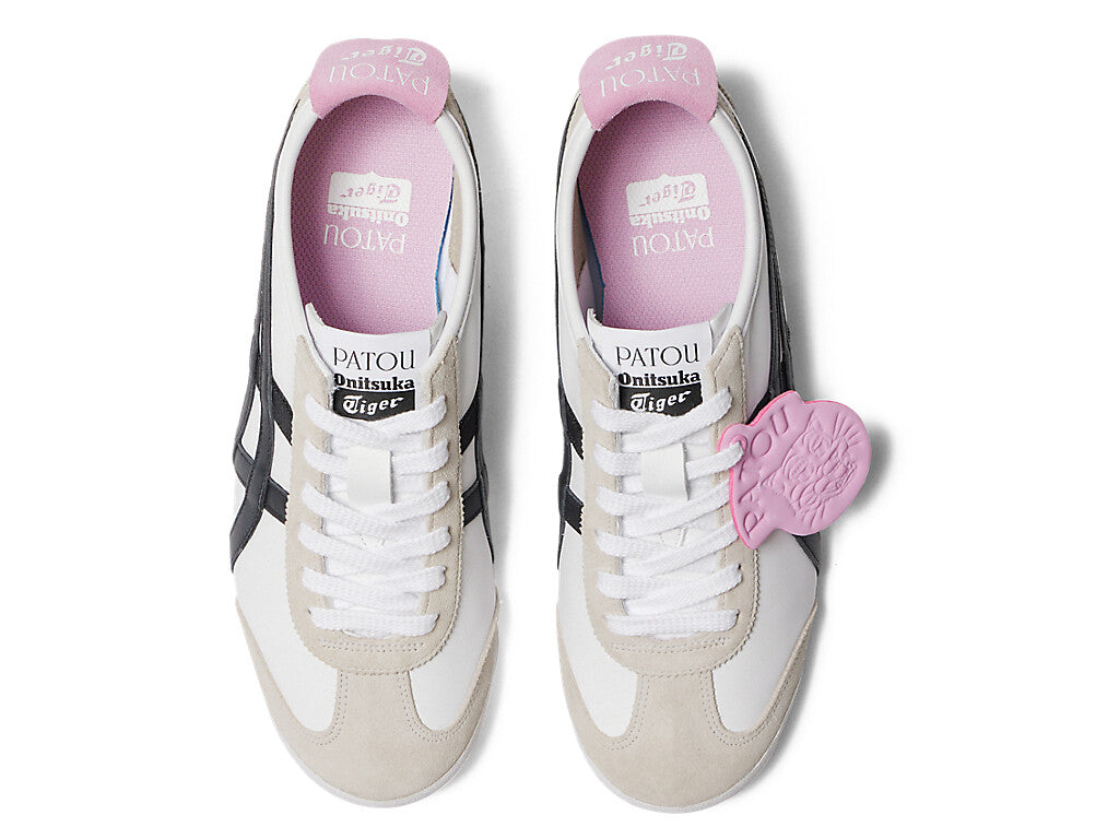 1183C380-100 PATOU Onitsuka Tiger Mexico 66 White Black (Men's)