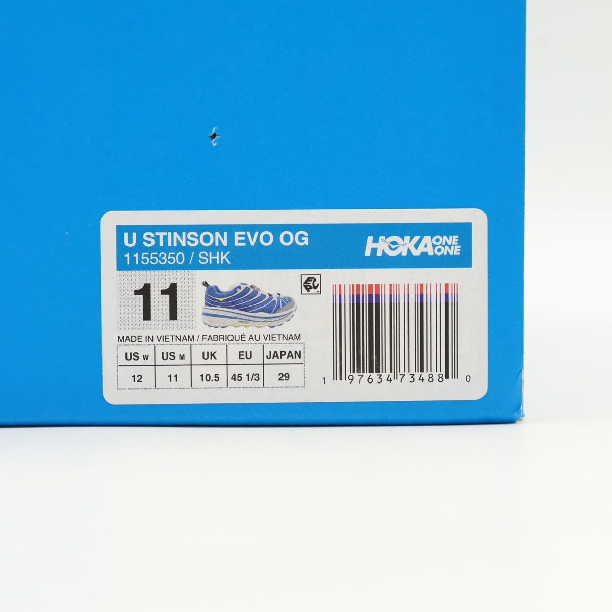 1155350-SHK Hoka Stinson Evo OG Skyward Blue Hoka Citrus (Men's)