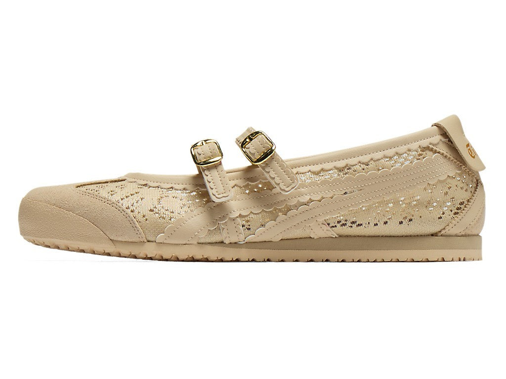 1182A705-250 Onitsuka Tiger MEXICO 66 TGRS BEIGE BEIGE (Women's)