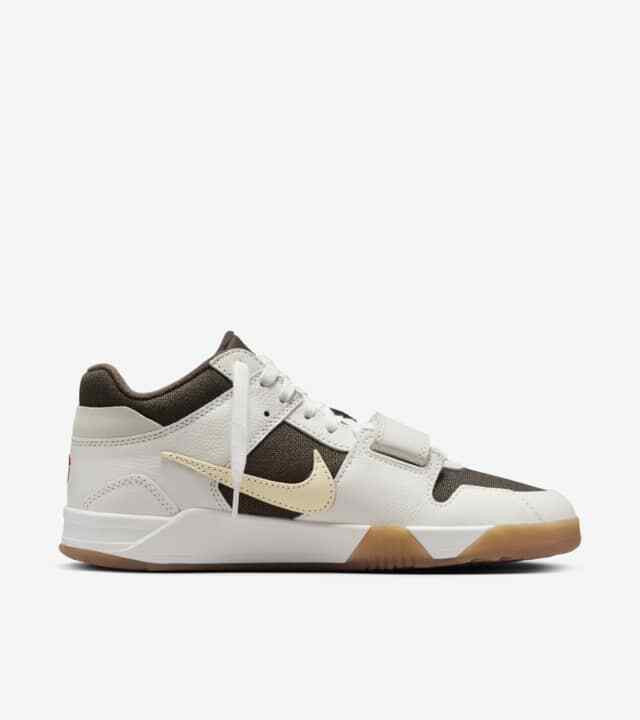 FZ8117-100 Travis Scott Nike Jordan Jumpman Jack TR Sail and Dark Mocha (Men's)