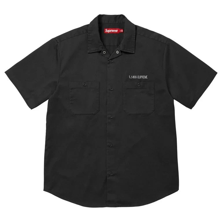 Supreme AOI Cyborg S/S Work Shirt Black