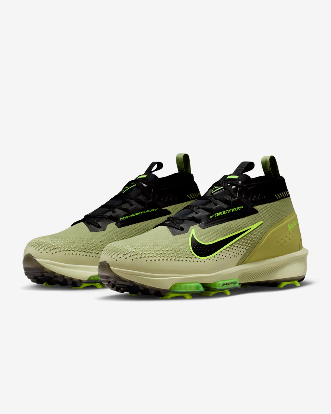 IM5676-300 Nike Infinity Tour 2 GORE-TEX Dusty Olive Volt Black (Men's)