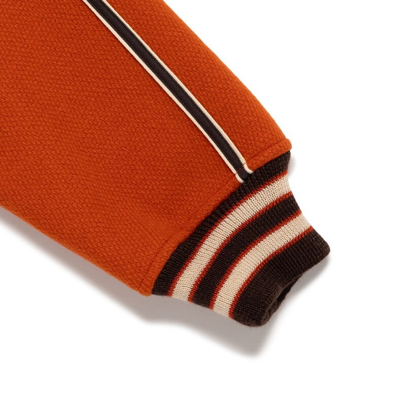 HUMAN MADE Wool Varsity Jacket Orange