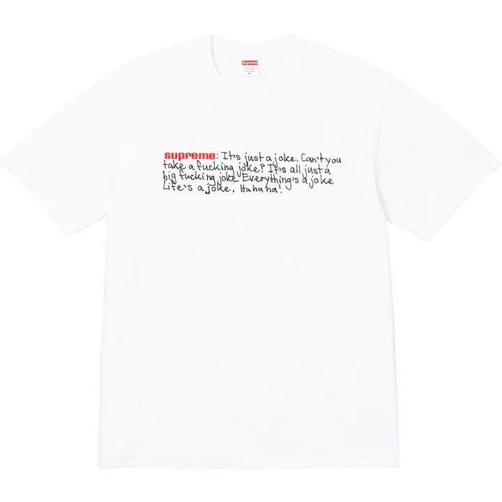 Supreme Joke Tee White