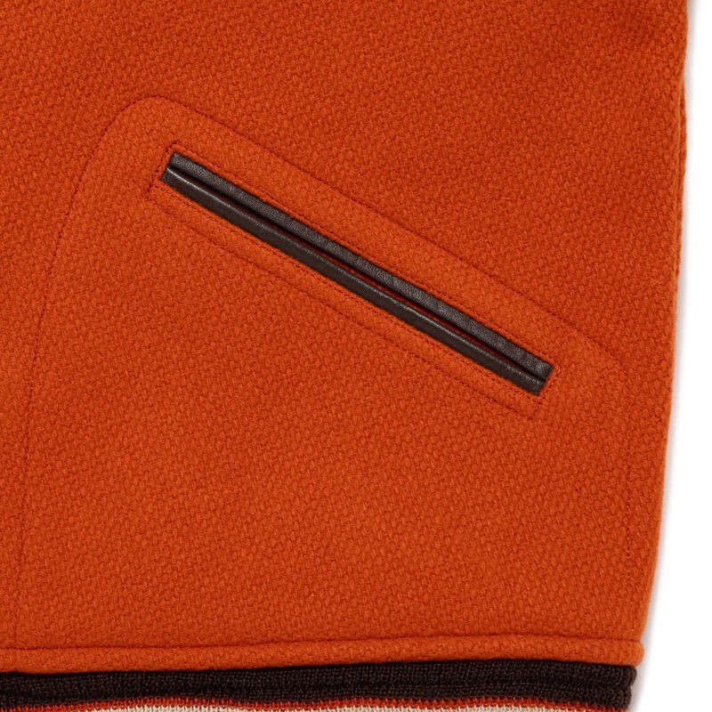 HUMAN MADE Wool Varsity Jacket Orange