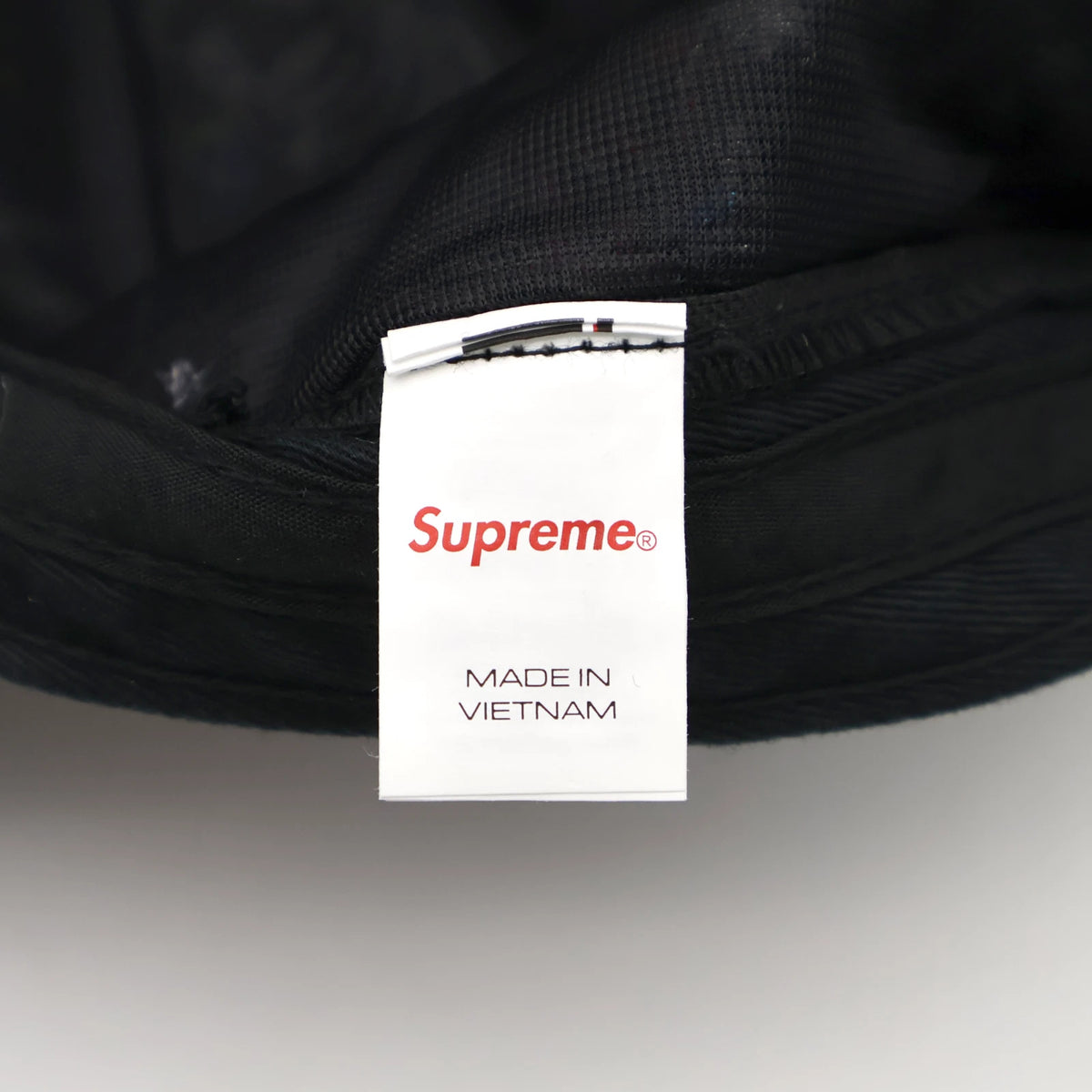 Supreme AOI Embroidered Camp Cap Black
