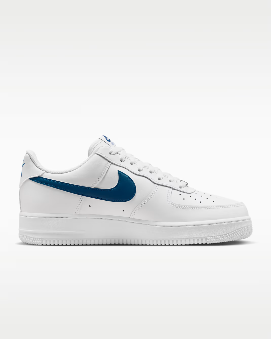 FJ4146-123 Nike Air Force 1 '07 White White Court Blue (Men's)