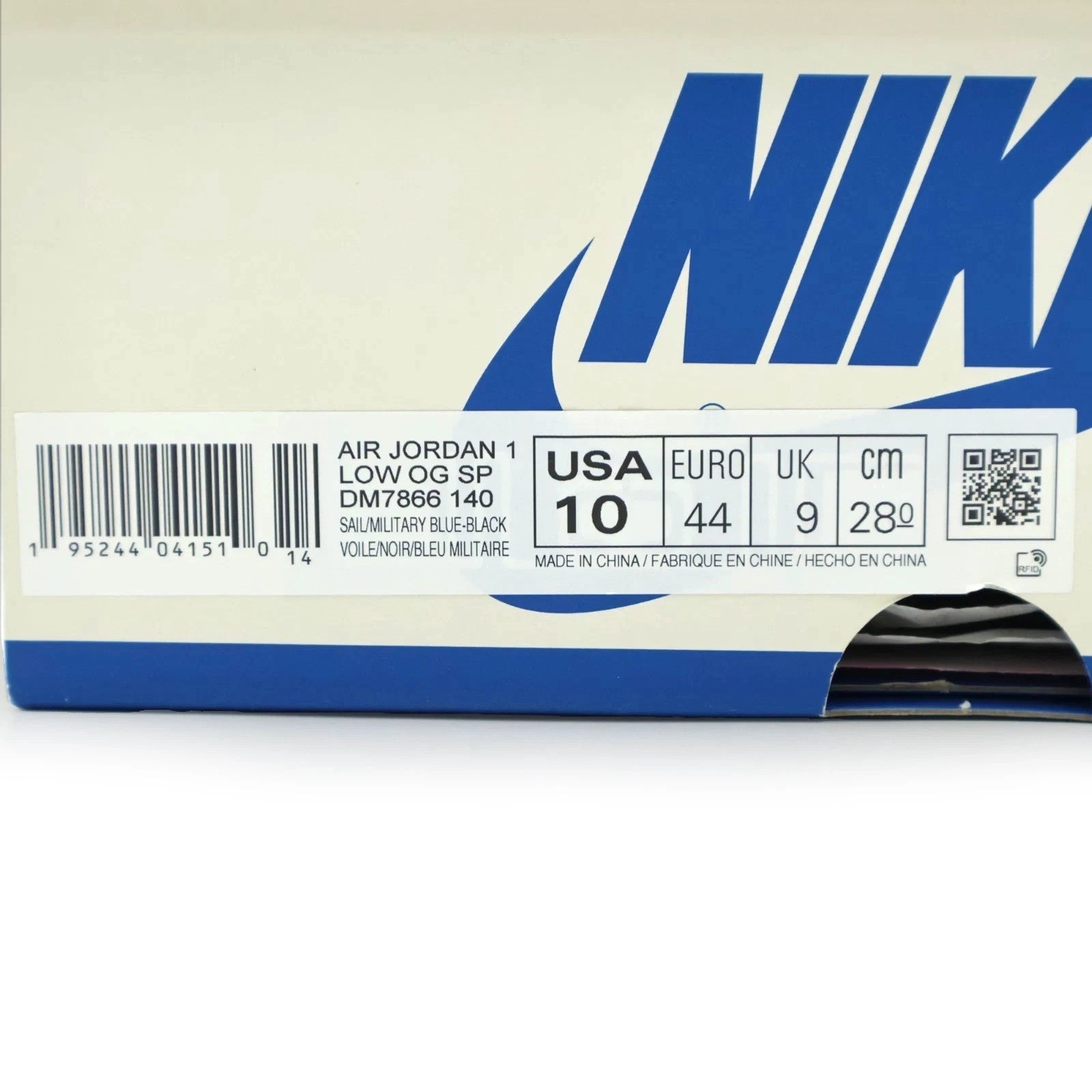 DM7866-140 Travis Scott fragment design Nike Air Jordan 1 Low OG SP (Men's)