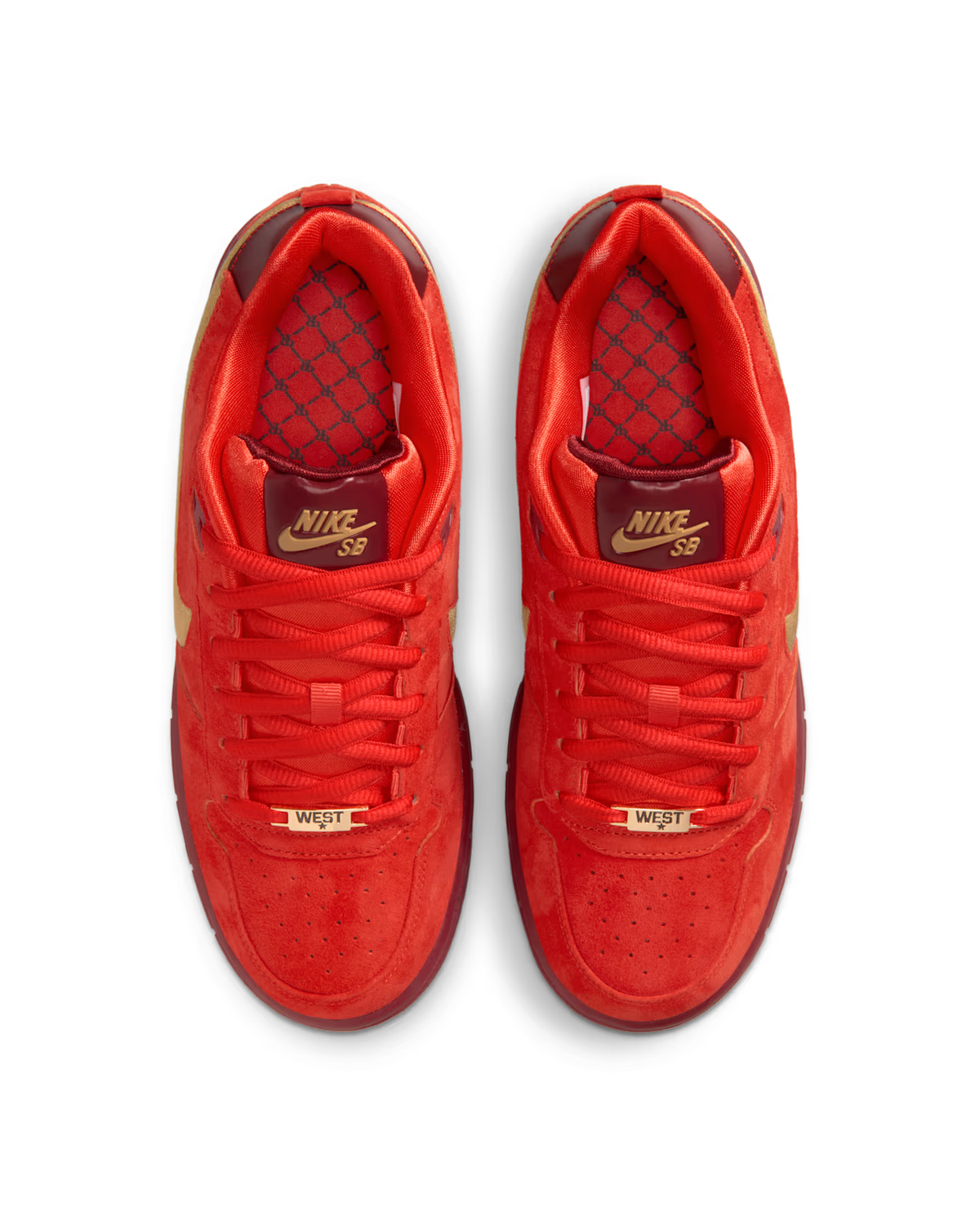 IQ5648-600 Paul Rodriguez Ã Nike SB P-Rod 1 Habanero Red Team Red (Men's)