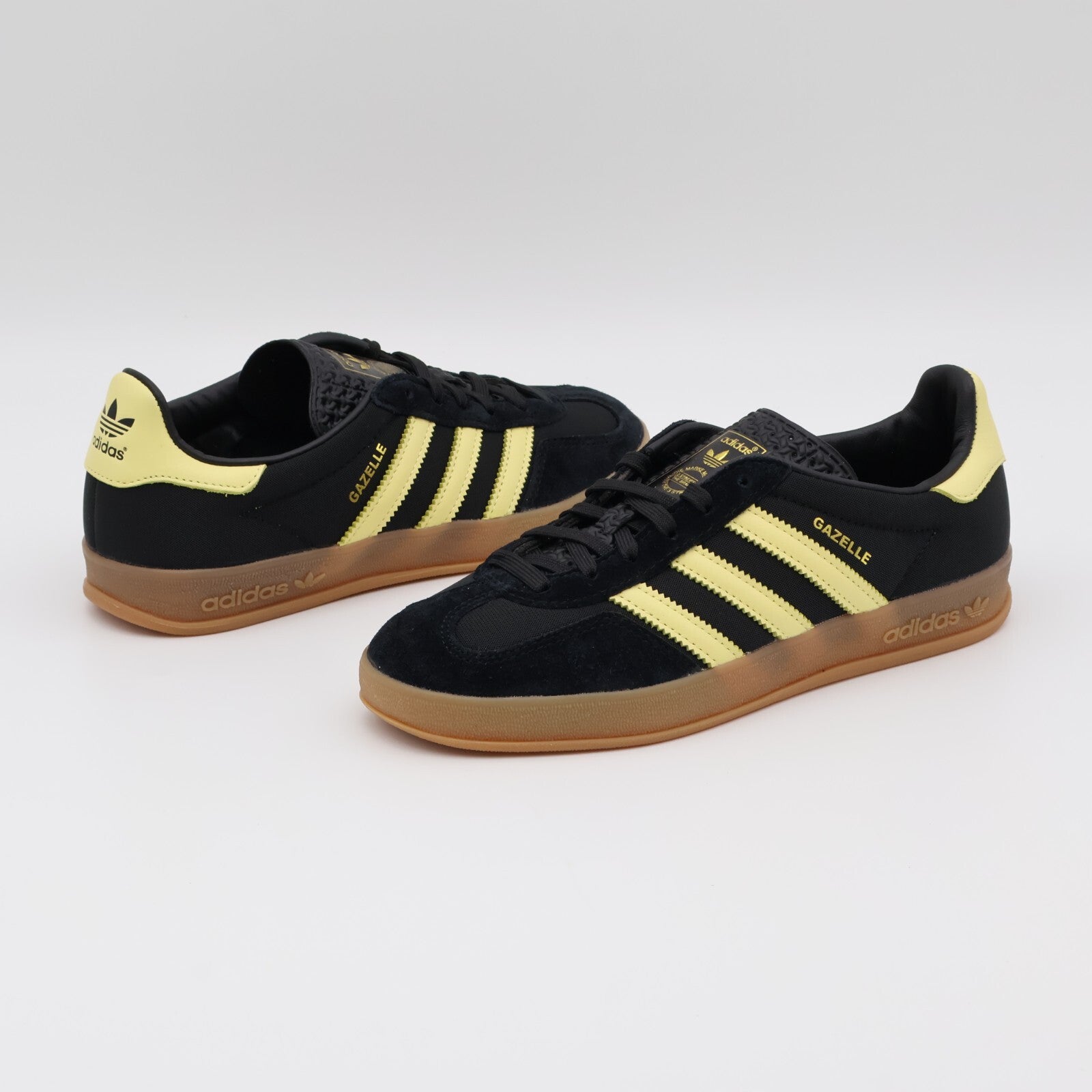 IG4999 adidas Originals Gazelle Indoor Core Black Almost Yellow Gum (Men's)
