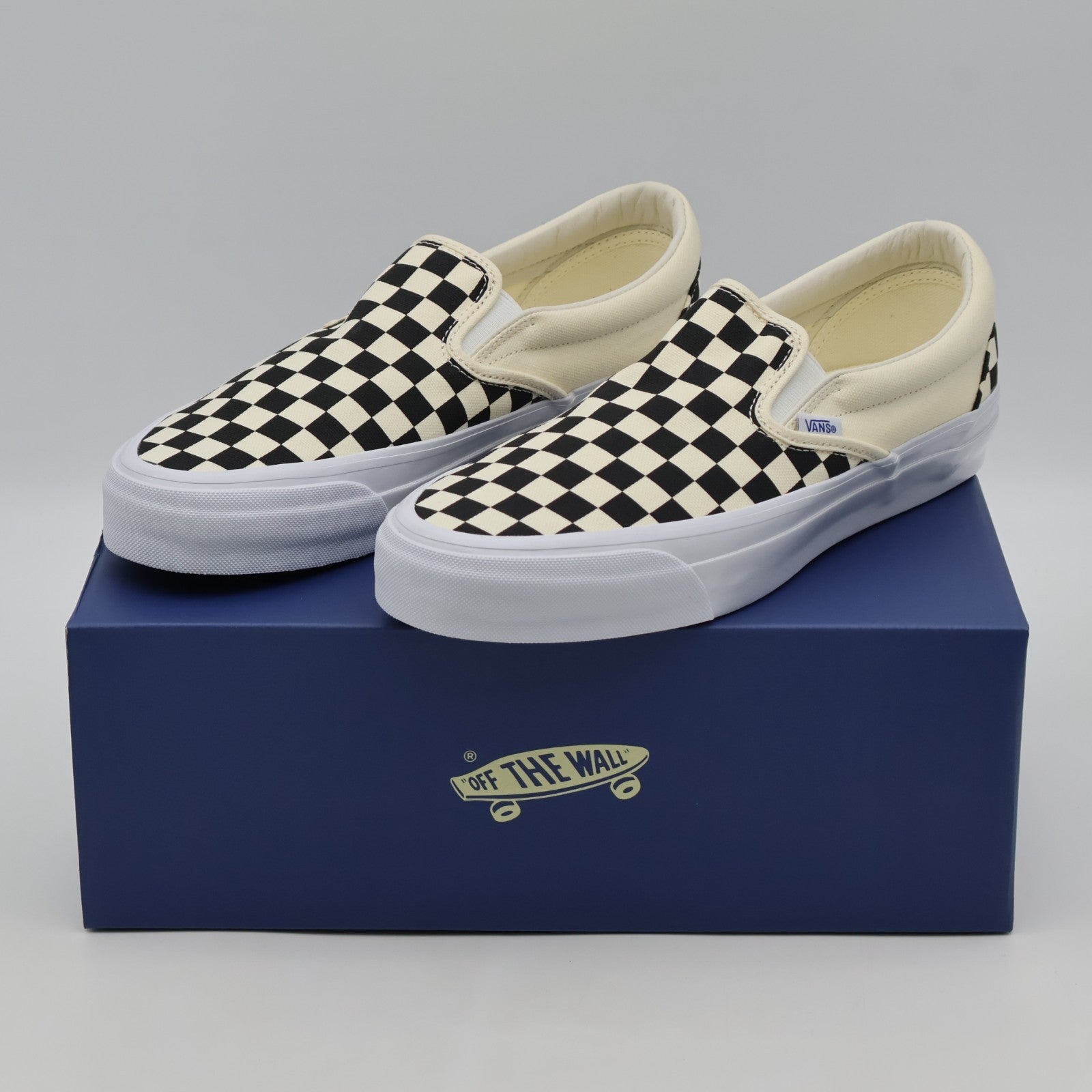 VN000CSE2BO Vans Slip-On Reissue 98 Checkerboard Black Off White (Men's)