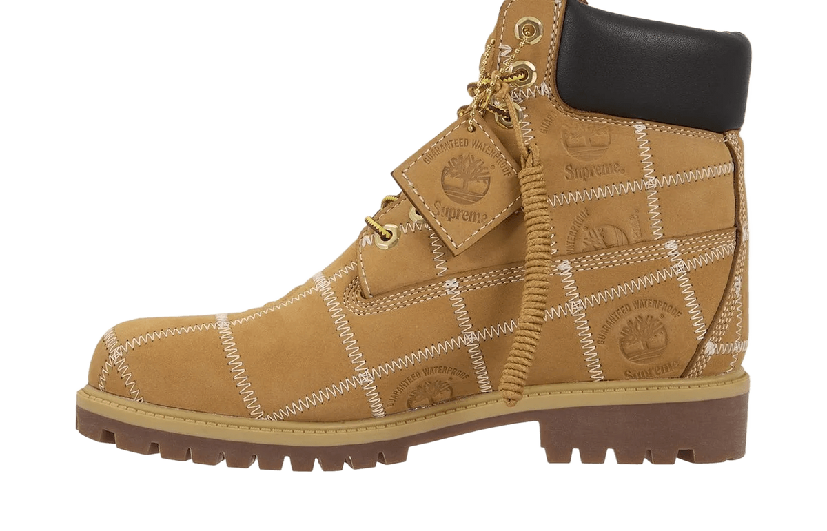 TB0A5TBZ754 Supreme Timberland Patchwork 6 Inch Premium Boot Wheat (Men's)