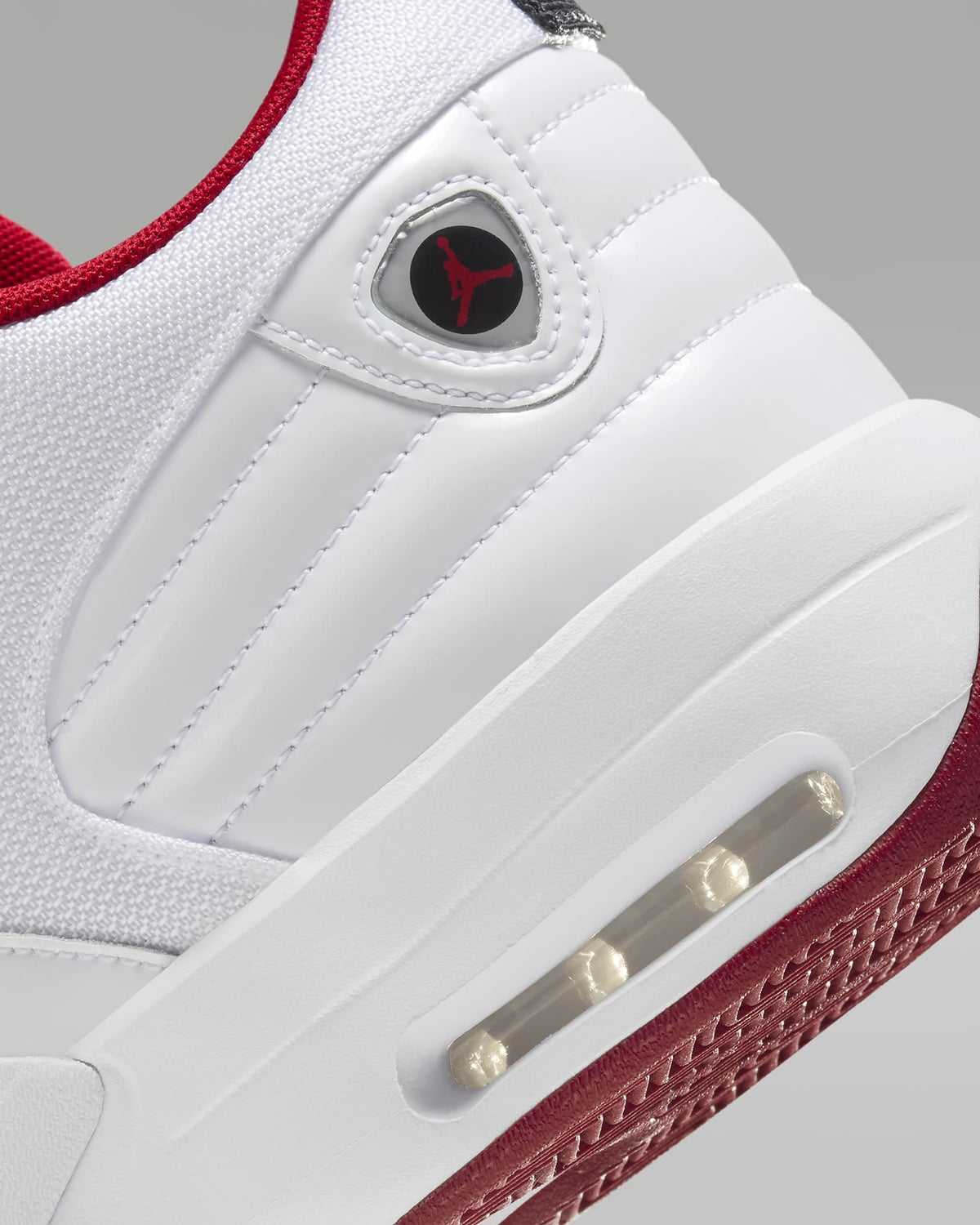 FQ8298-106 Nike Jordan Max Aura 6 White Black Gym Red (Men's)