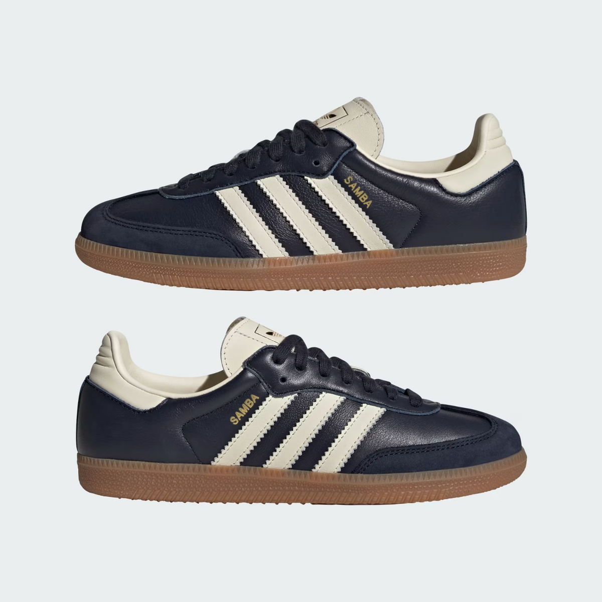 KI9412 adidas Originals Samba OG Legend Ink Cream White Gum (Women's)