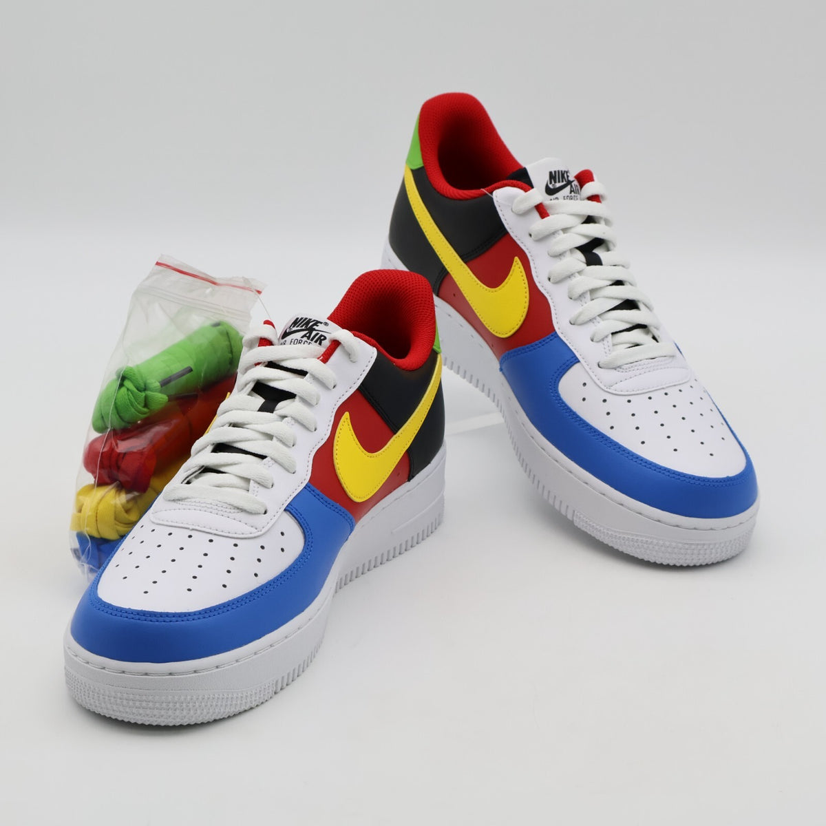 DC8887-100 UNO x Nike Air Force 1 Low White Yellow University Red (Men's)
