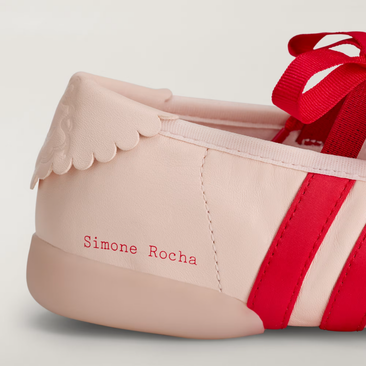 KJ5249 Simone Rocha Ã adidas Taekwondo Ballerina "Light Pink/Red" (Women's)