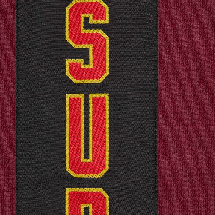 Supreme Woven Patches Hooded Sweatshirt Cardinal
