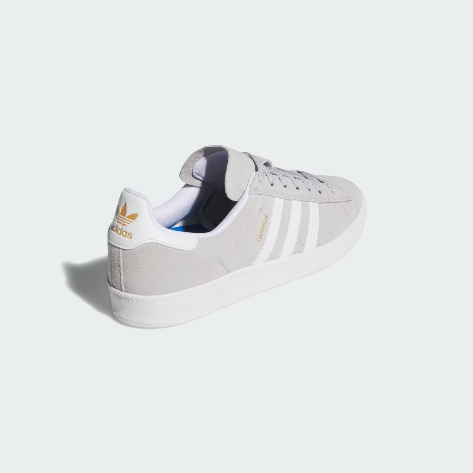 JP8541 adidas Originals Campus ADV Grey Two Cloud White Gold Metallic (Men's)